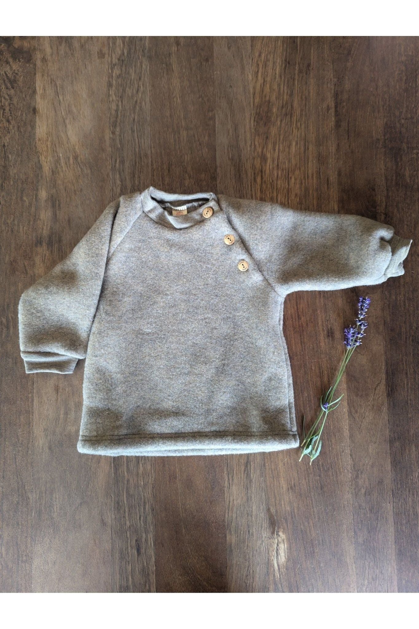 Engel - Organic Merino Wool Fleece - Pull Over Top (3 months - 6 years) - Nature's Wild Child