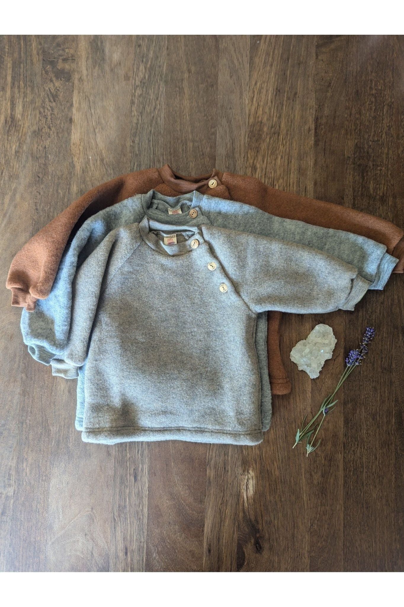 Engel - Organic Merino Wool Fleece - Pull Over Top (3 months - 6 years) - Nature's Wild Child