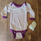 Engel - Organic Merino Wool Silk - Long Sleeve Onesie with Stripes - Nature's Wild Child