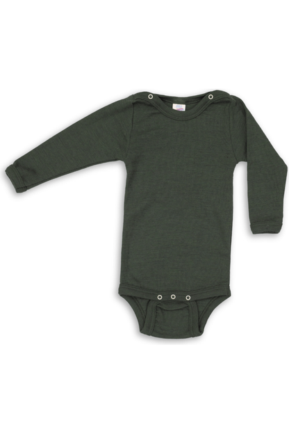 Engel - Organic Merino Wool Silk Onesies - Long Sleeves - Nature's Wild Child