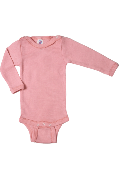 Engel - Organic Merino Wool Silk Onesies - Long Sleeves - Nature's Wild Child