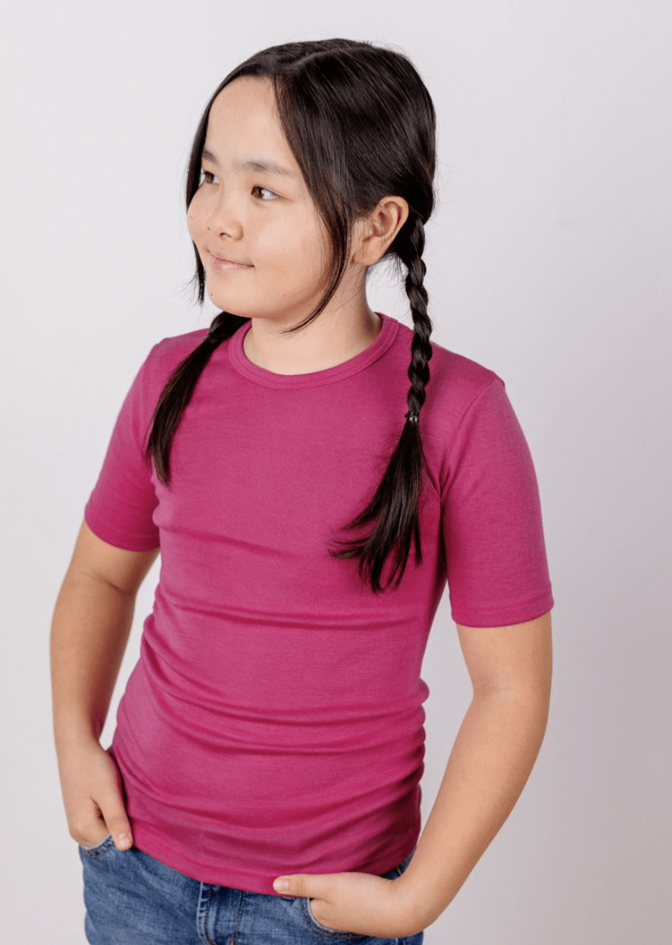 Engel - Organic Merino Wool Silk T-Shirt for Kids - Nature's Wild Child