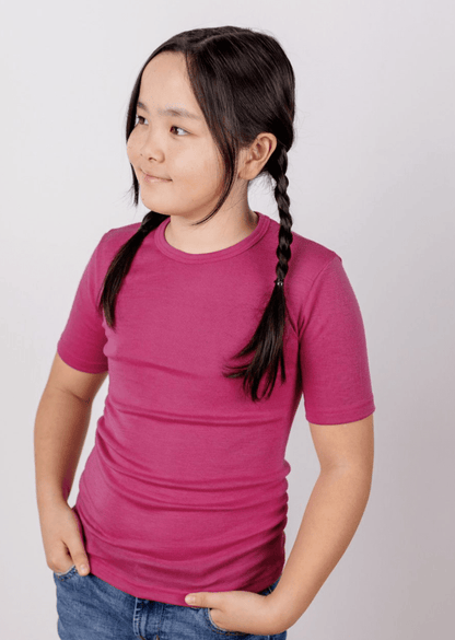 Engel - Organic Merino Wool Silk T-Shirt for Kids - Nature's Wild Child