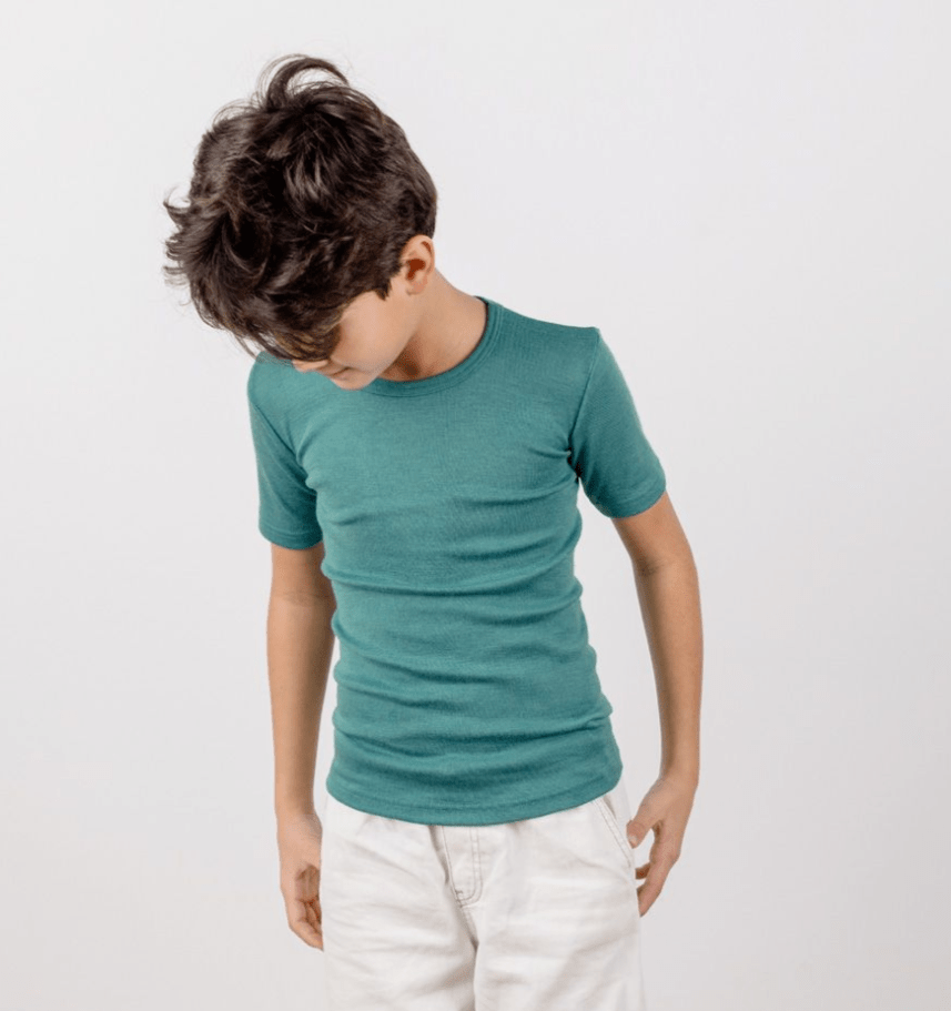 Engel - Organic Merino Wool Silk T-Shirt for Kids - Nature's Wild Child
