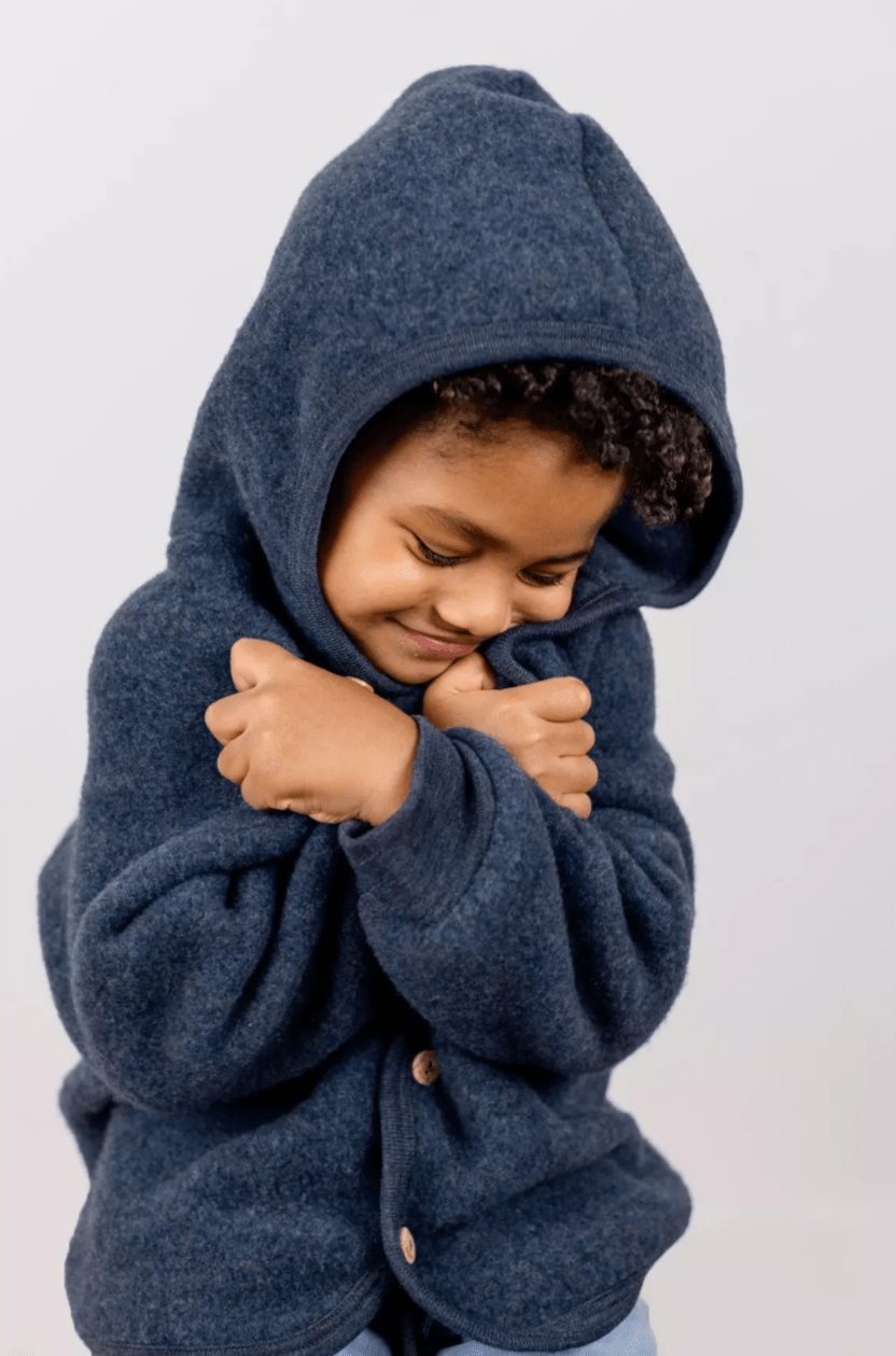 Engel - Organic Wool Fleece Jacket for Babies and Kids - Nature's Wild Child