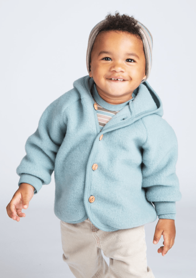 Engel - Organic Wool Fleece Jacket for Babies and Kids - Nature's Wild Child