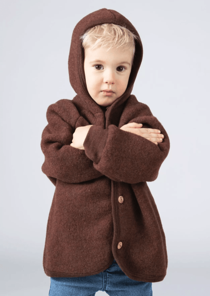 Engel - Organic Wool Fleece Jacket for Babies and Kids - Nature's Wild Child