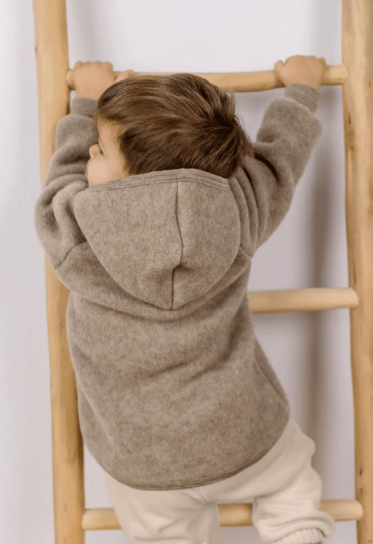 Engel - Organic Wool Fleece Jacket for Babies and Kids - Nature's Wild Child