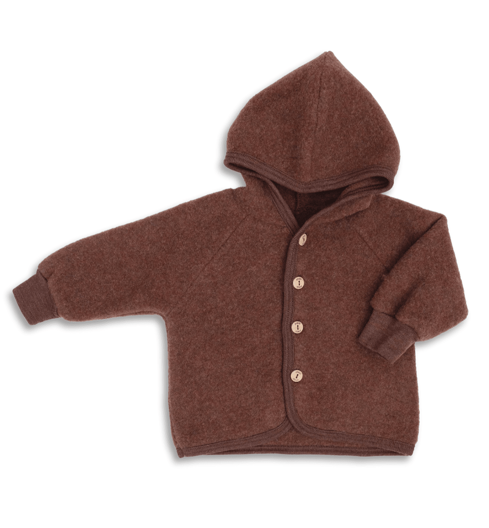 Engel - Organic Wool Fleece Jacket for Babies and Kids - Nature's Wild Child