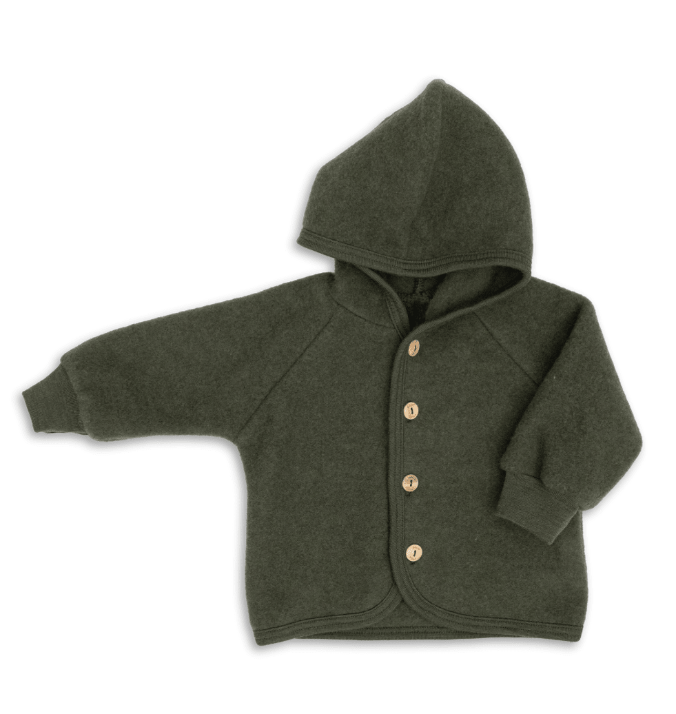 Engel - Organic Wool Fleece Jacket for Babies and Kids - Nature's Wild Child