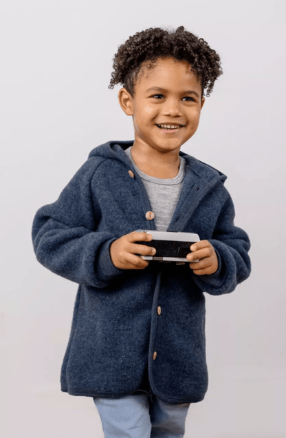 Engel - Organic Wool Fleece Jacket for Babies and Kids - Nature's Wild Child