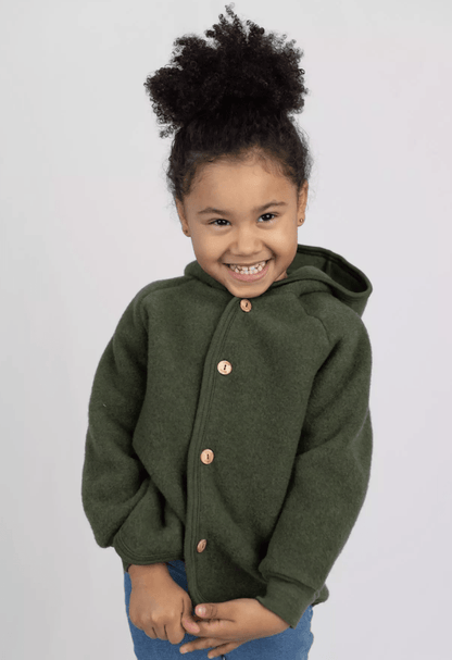 Engel - Organic Wool Fleece Jacket for Babies and Kids - Nature's Wild Child
