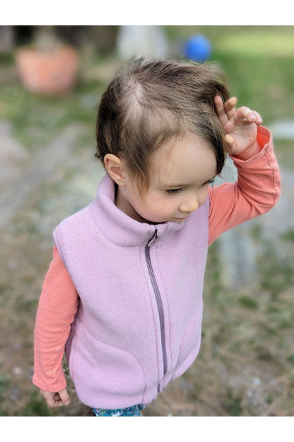 Engel - Organic Wool Fleece Vest - Kids (2 colors) - Nature's Wild Child