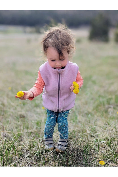 Engel - Organic Wool Fleece Vest - Kids (2 colors) - Nature's Wild Child