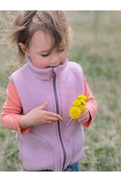 Engel - Organic Wool Fleece Vest - Kids (2 colors) - Nature's Wild Child