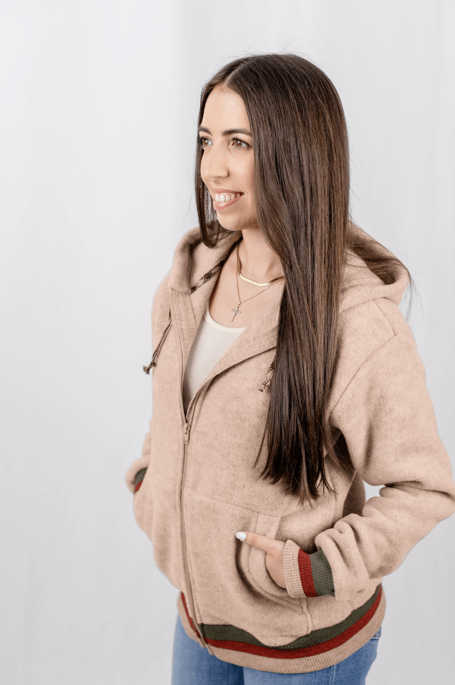 Engel - Organic Wool Fleece Women's Jacket - Nature's Wild Child