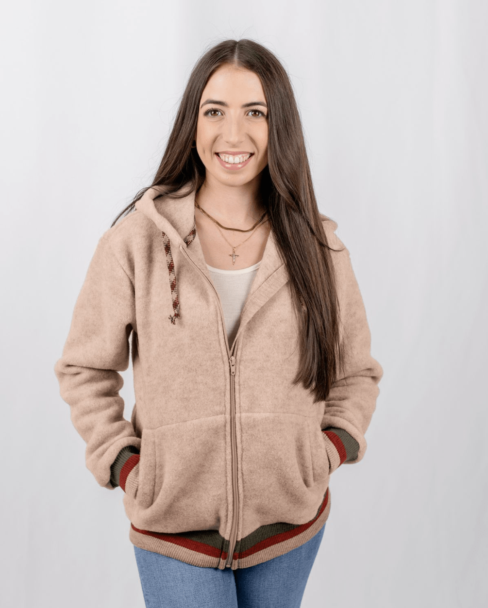 Engel - Organic Wool Fleece Women's Jacket - Nature's Wild Child