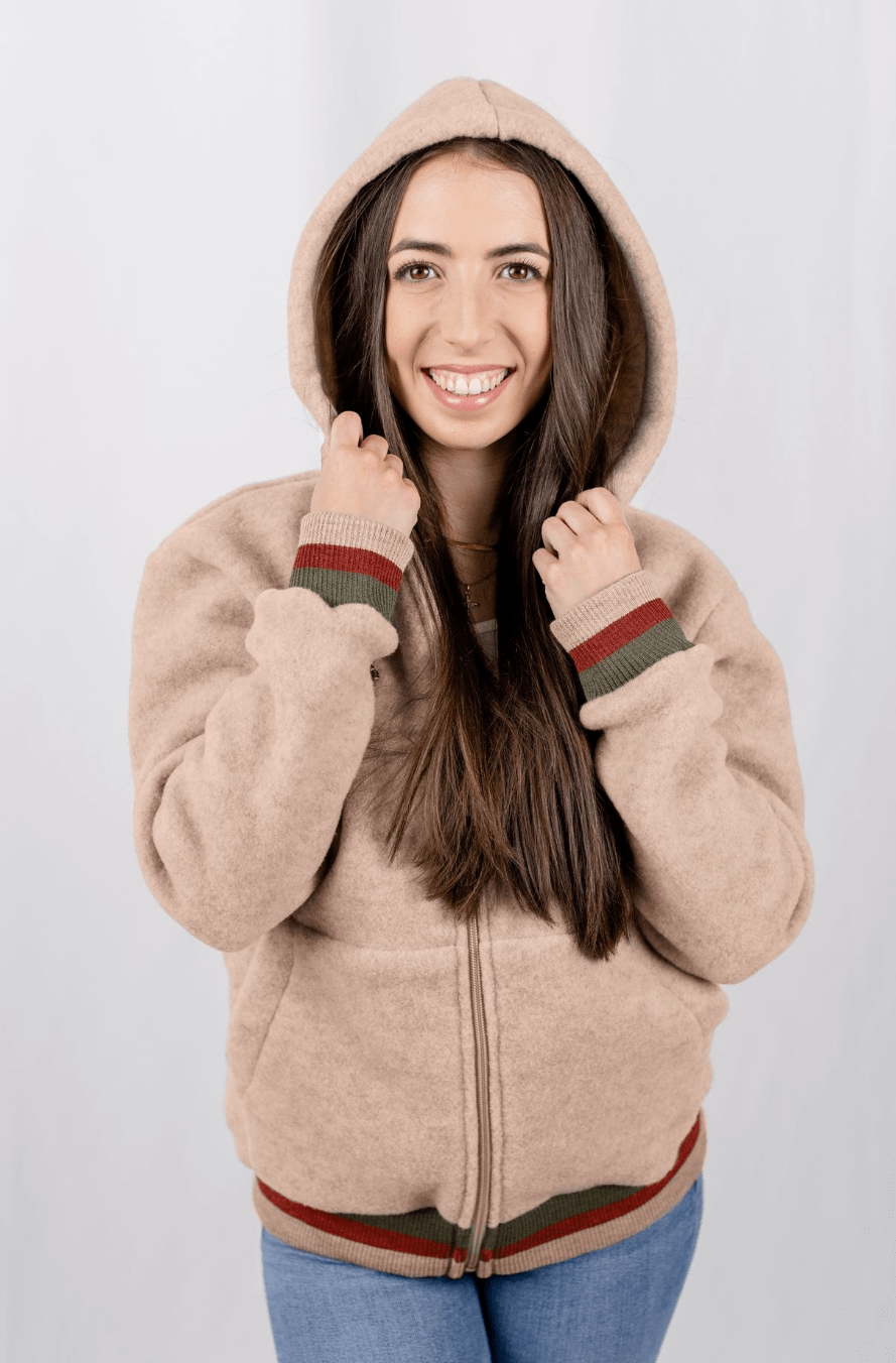 Engel - Organic Wool Fleece Women's Jacket - Nature's Wild Child