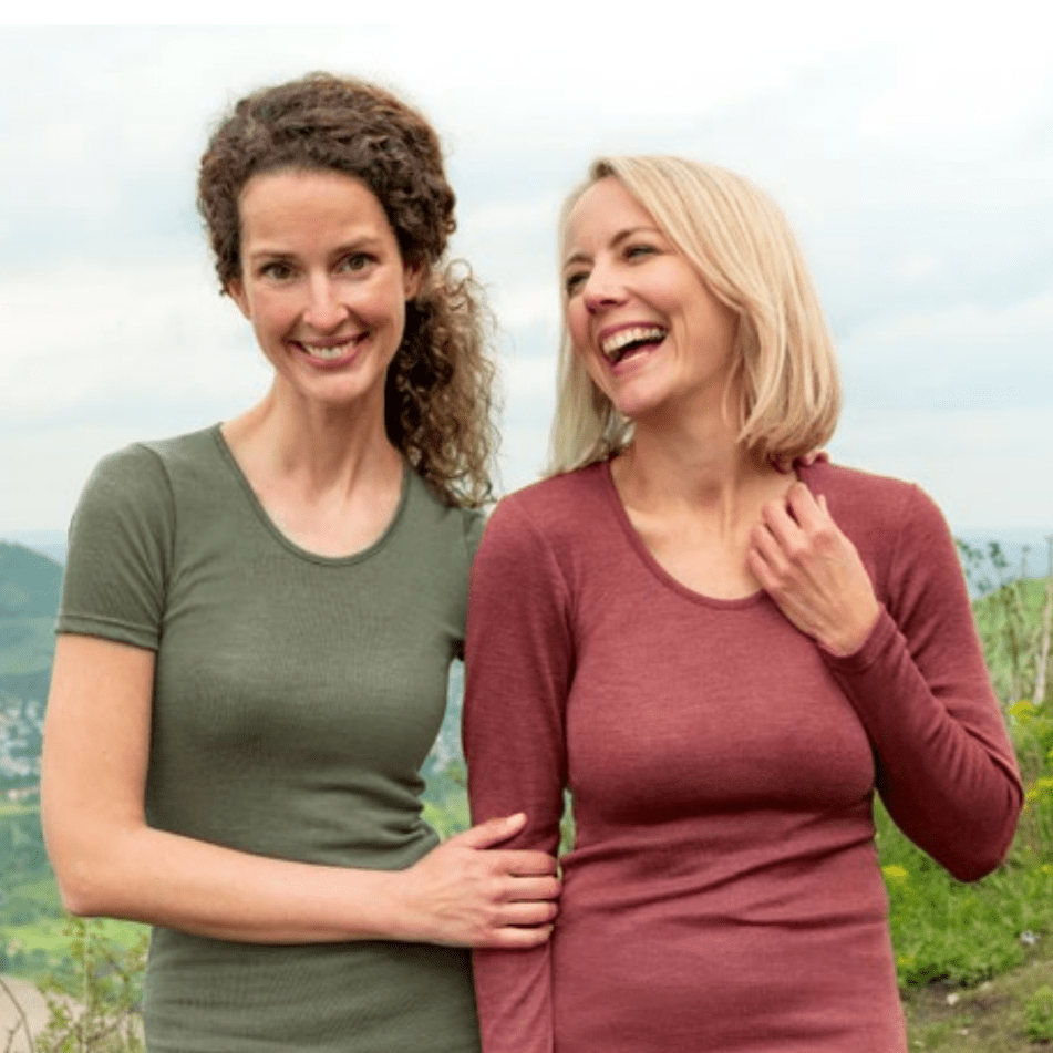 Engel - Women's Organic Merino Wool and Silk - Short Sleeve Top - Nature's Wild Child