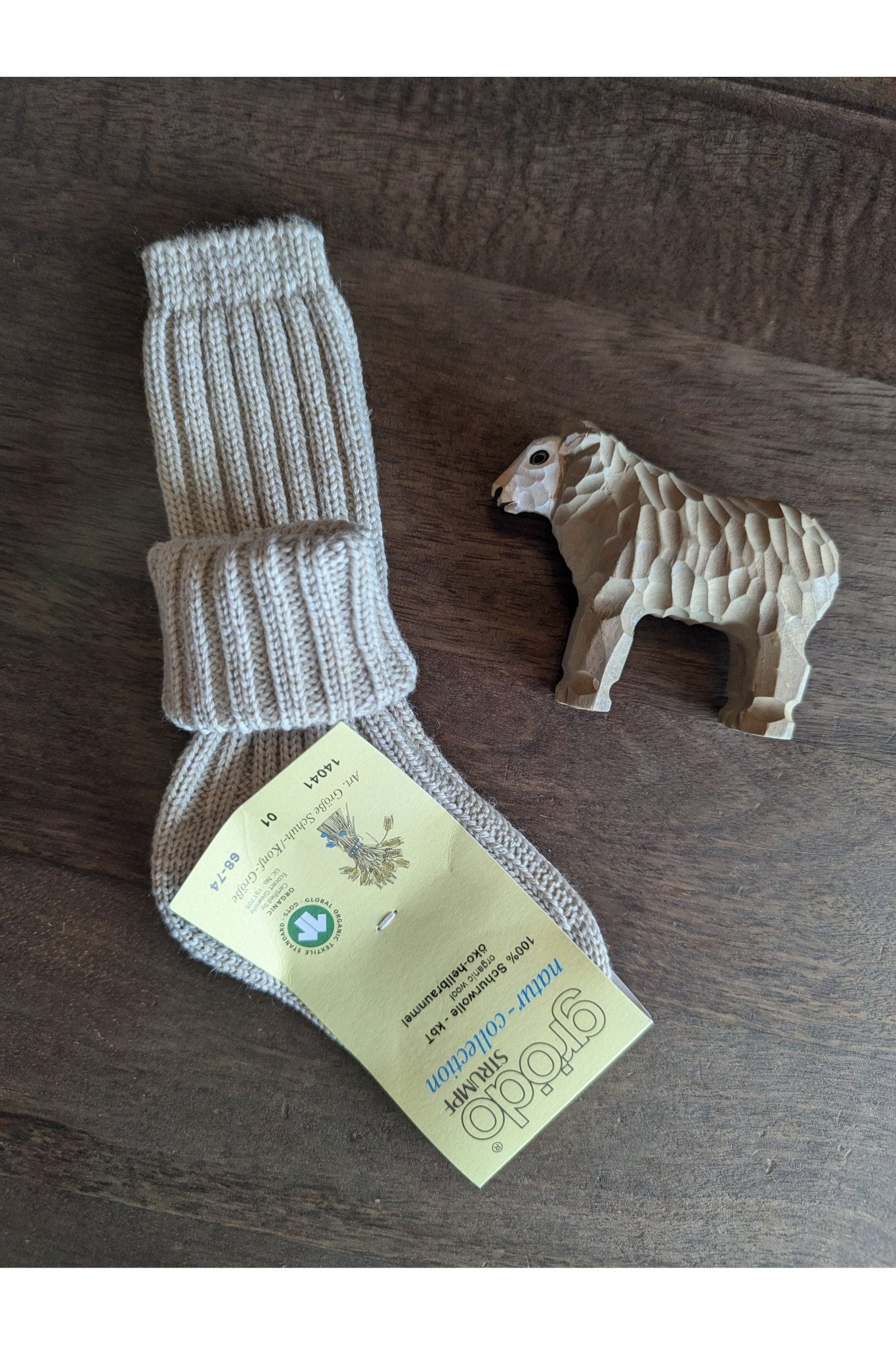 Grodo - Organic Wool Baby Socks - Warm - Nature's Wild Child