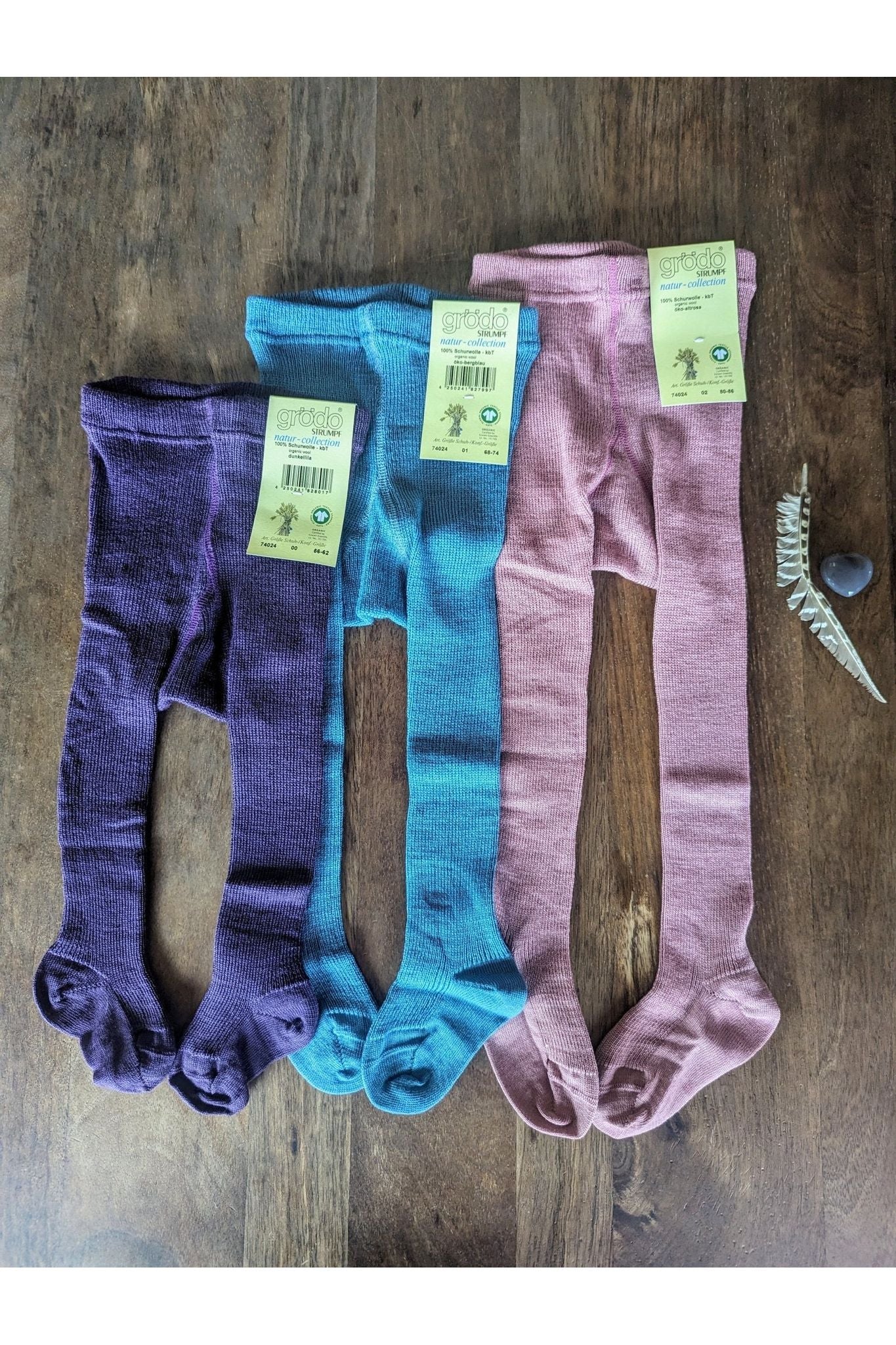 Grodo - Organic Wool Baby Tights - Nature's Wild Child