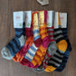 Hirsch Natur - Organic 100% Wool Baby & Kids Socks - Fun Stripes - Nature's Wild Child