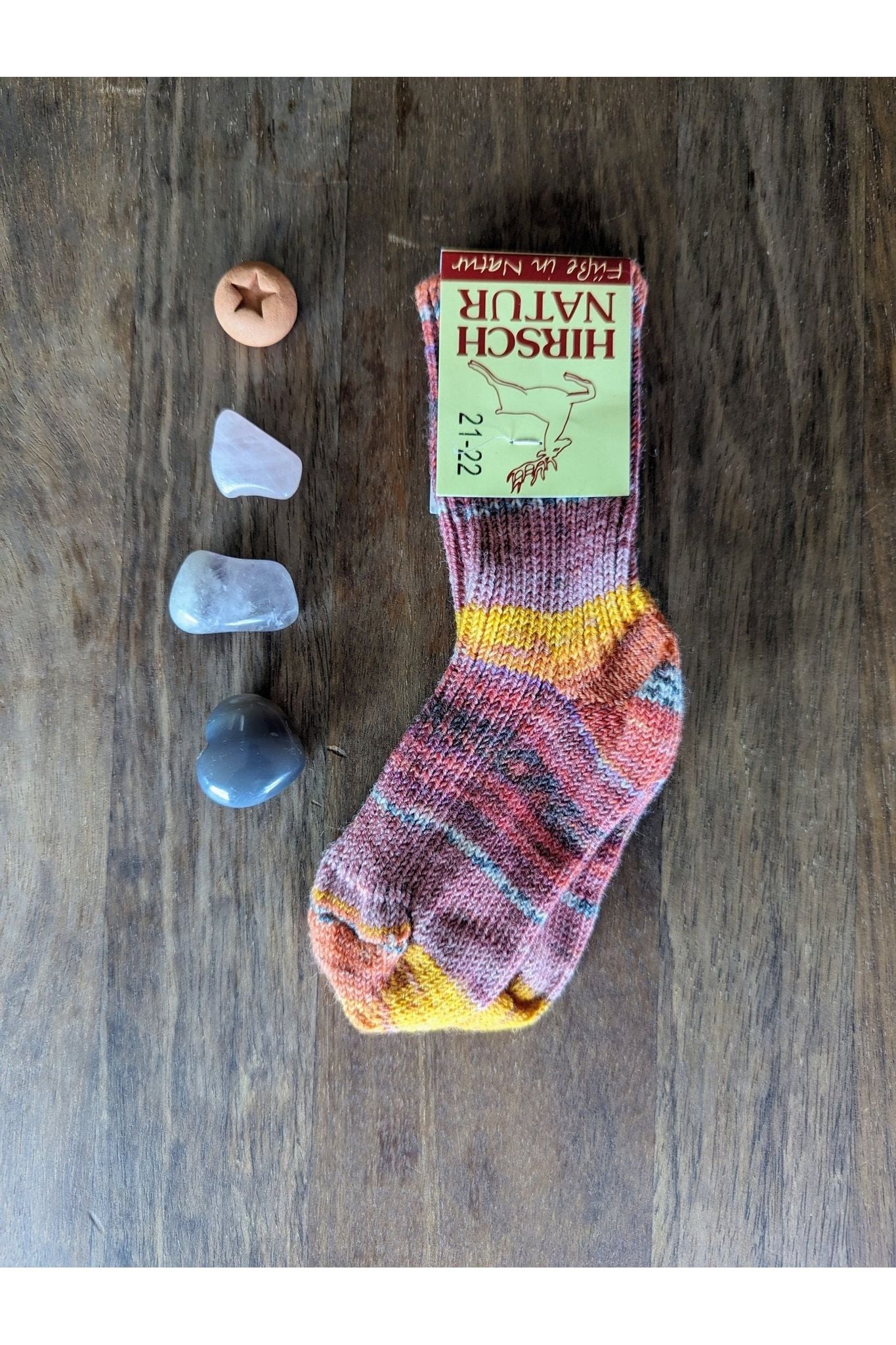 Hirsch Natur - Organic Wool Baby & Kids Socks - Nature's Wild Child