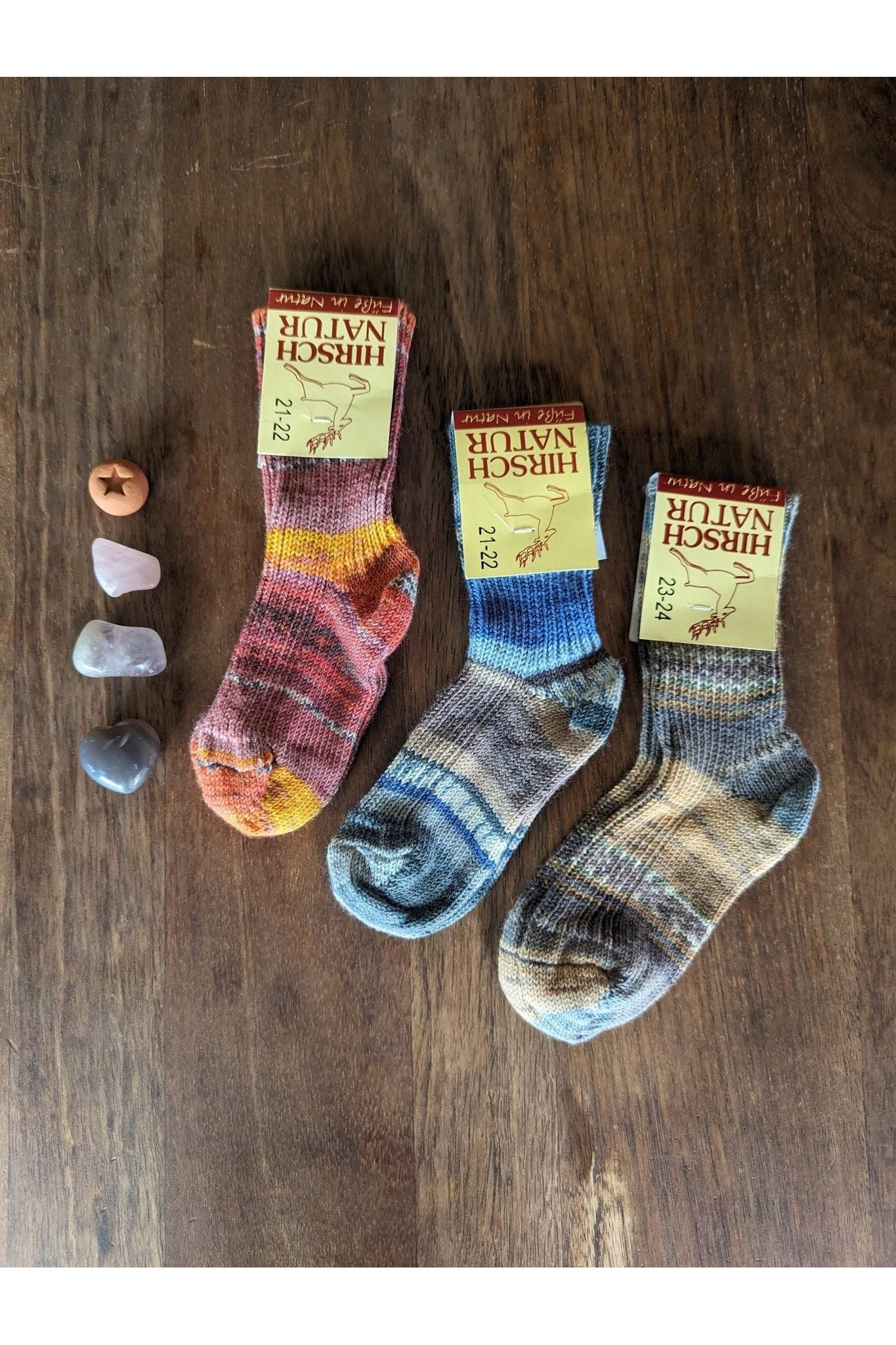 Hirsch Natur - Organic Wool Baby & Kids Socks - Nature's Wild Child