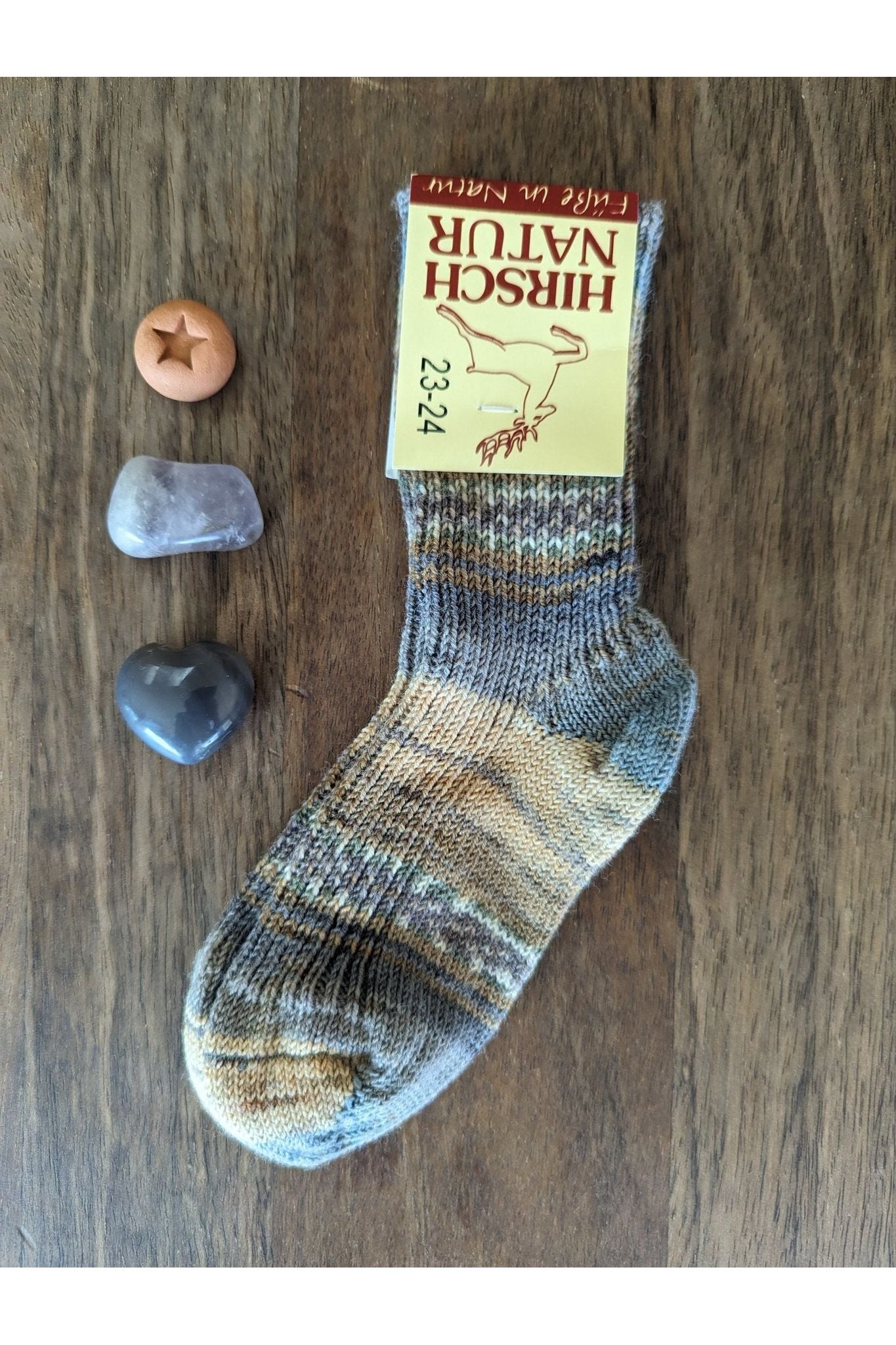 Hirsch Natur - Organic Wool Baby & Kids Socks - Nature's Wild Child