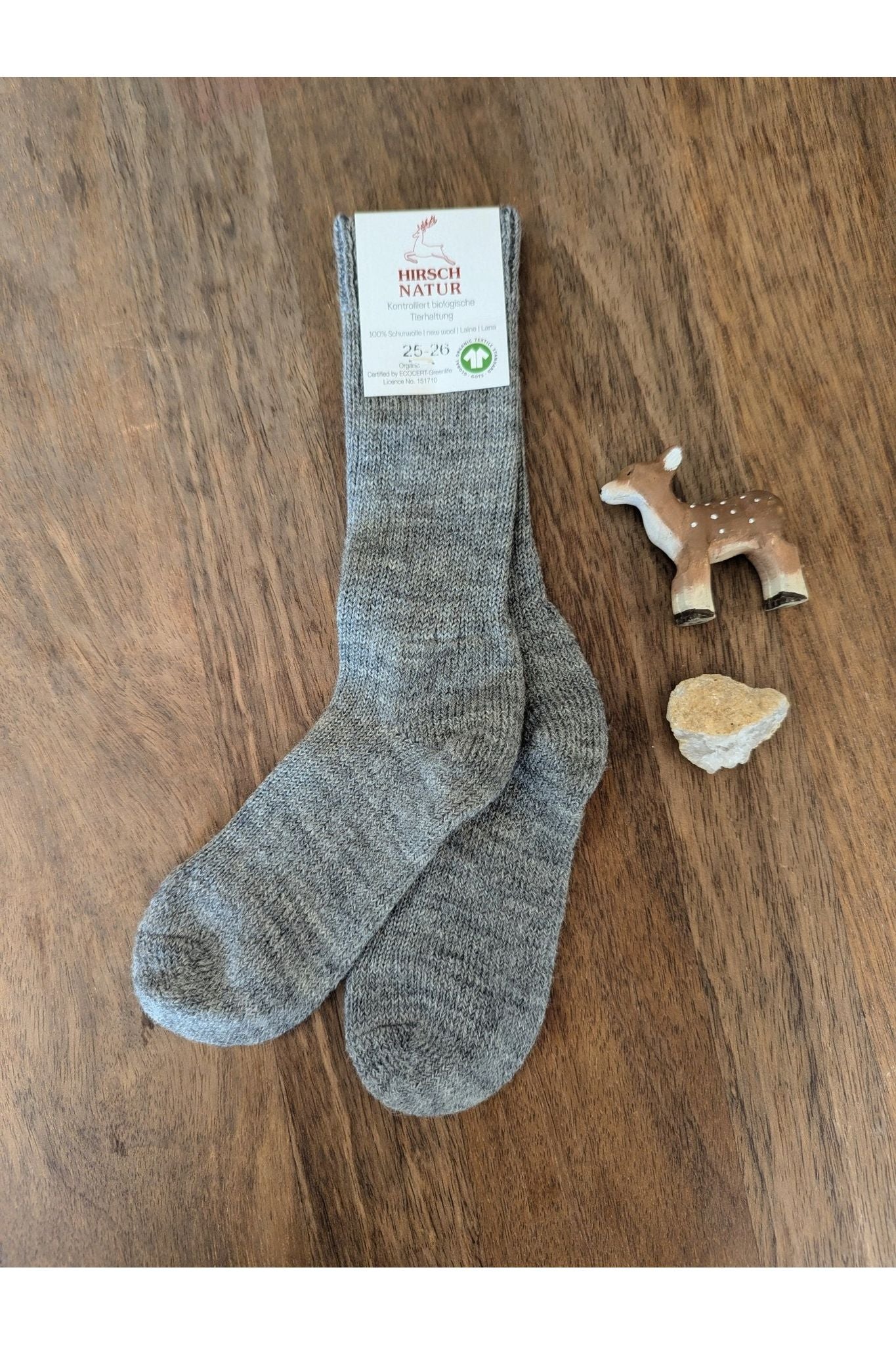 Hirsch Natur - Organic Wool Boot Socks - Toddler & Kids - Nature's Wild Child