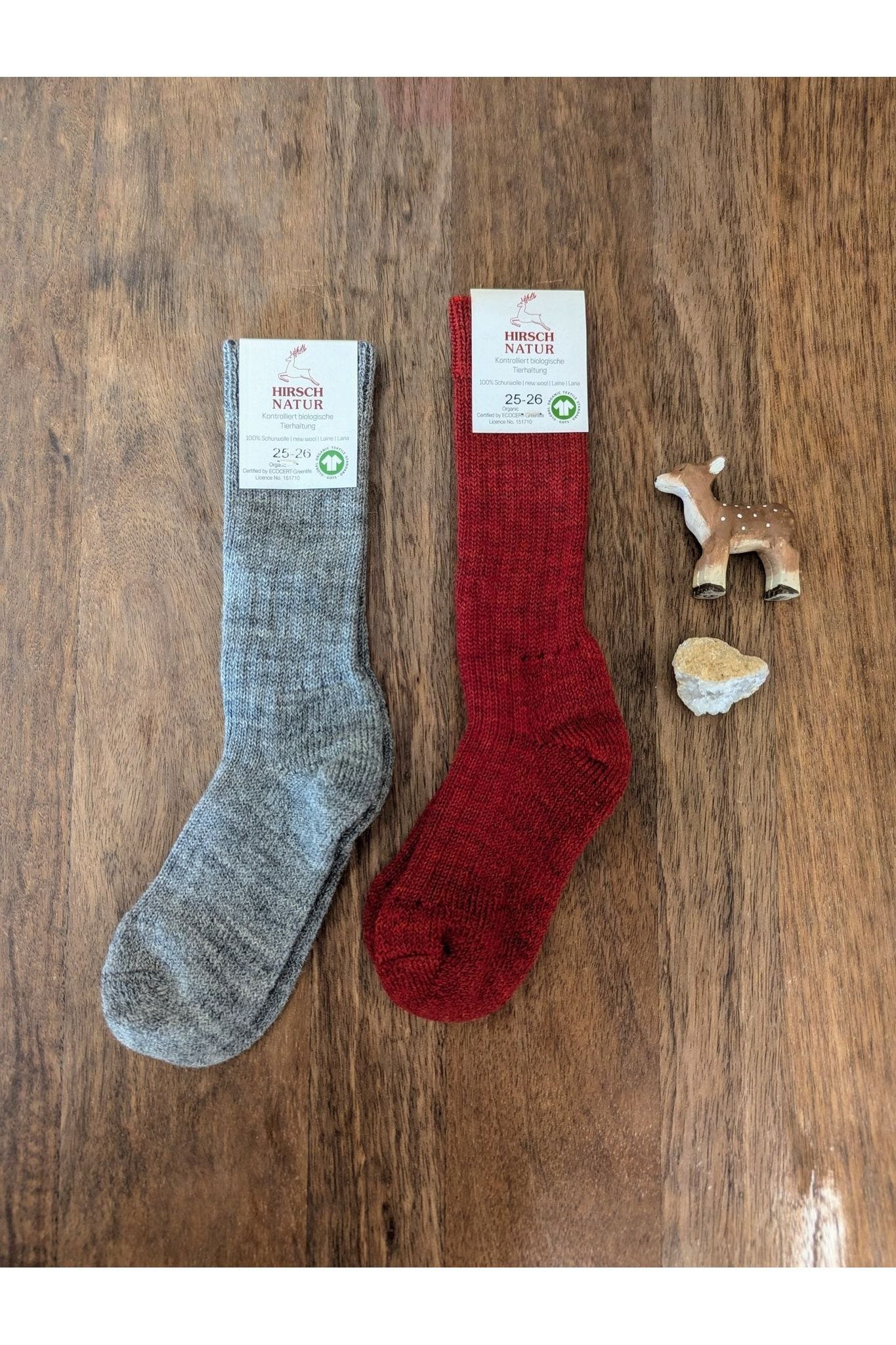 Hirsch Natur - Organic Wool Boot Socks - Toddler & Kids - Nature's Wild Child