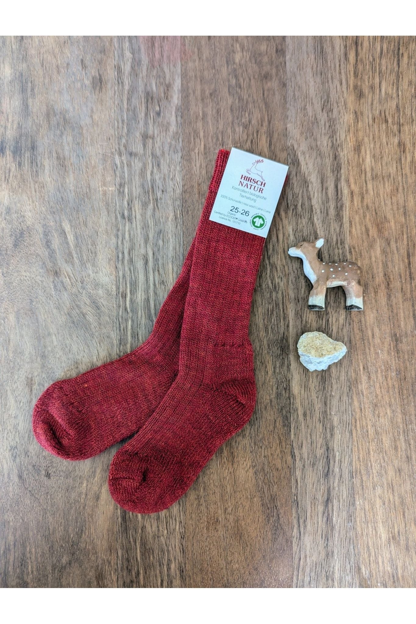 Hirsch Natur - Organic Wool Boot Socks - Toddler & Kids - Nature's Wild Child