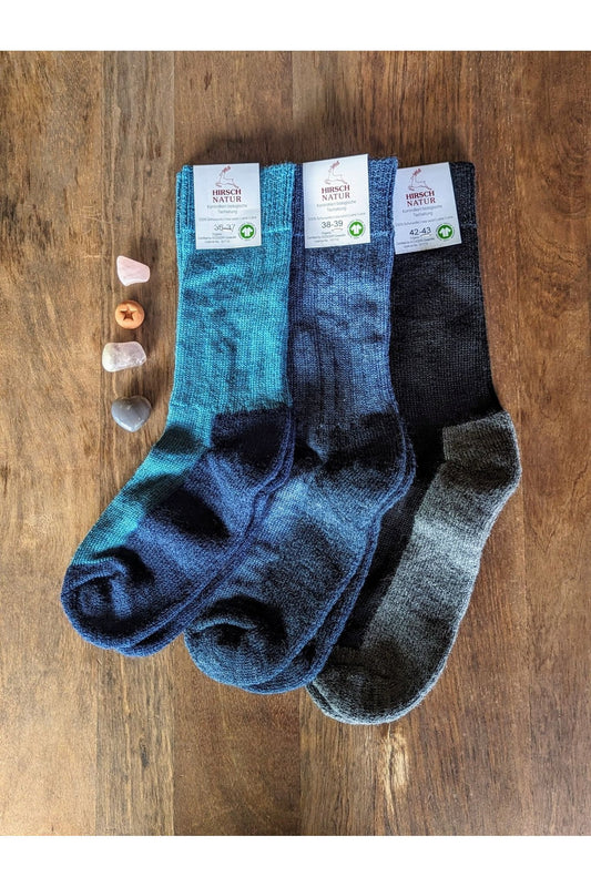 Hirsch Natur - Organic Wool Hiking Socks - Adults - Nature's Wild Child