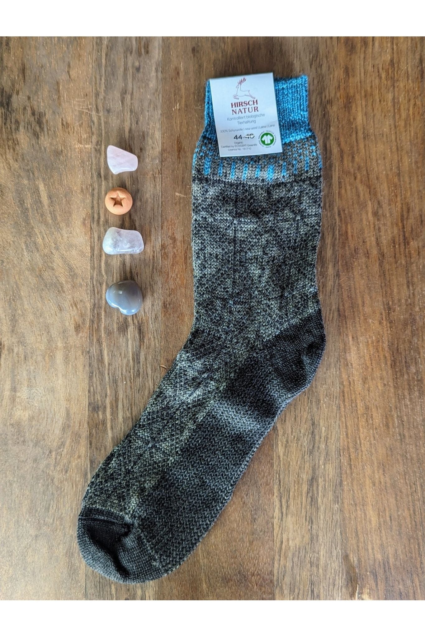 Hirsch Natur - Organic Wool Icicle Socks - For Adults - Nature's Wild Child