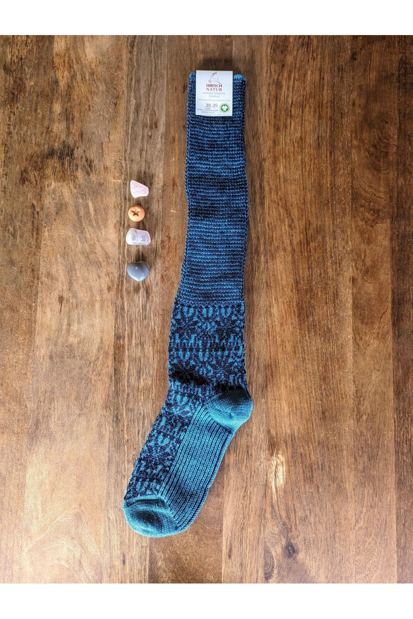 Hirsch Natur - Organic Wool Knee High Socks - For Adults - Nature's Wild Child