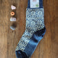 Hirsch Natur - Organic Wool Snowflake Socks - For Adults - Nature's Wild Child