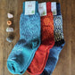 Hirsch Natur - Organic Wool Snowflake Socks - For Adults - Nature's Wild Child