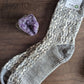 Hirsch Natur - Organic Wool Snowflake Socks - For Adults - Nature's Wild Child