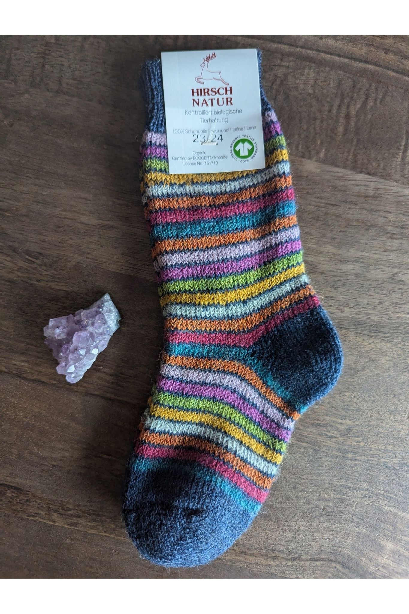 Hirsch Natur - Organic Wool Terry Socks - Baby & Kids - Nature's Wild Child