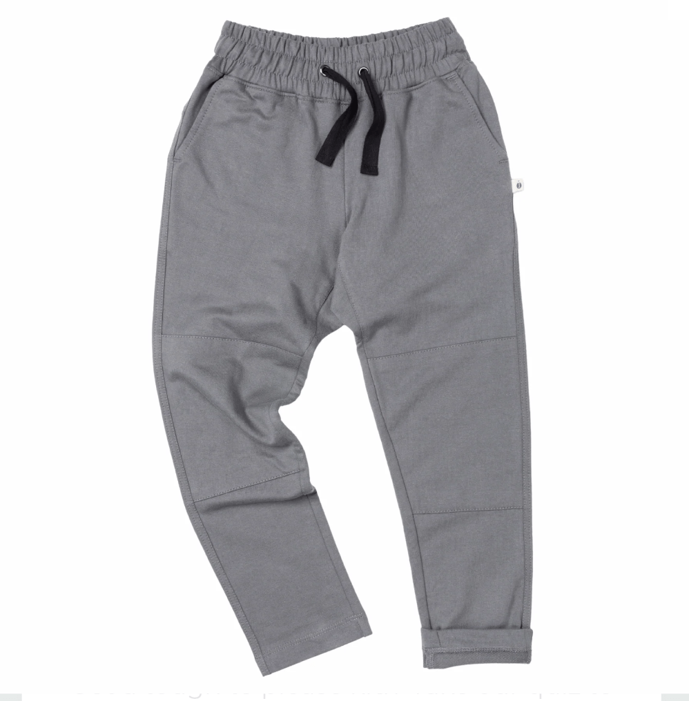 Jackalo - Durable Organic Cotton Sweat Pants - Reinforced Knees - Nature's Wild Child