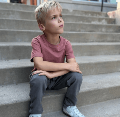 Jackalo - Durable Organic Cotton Sweat Pants - Reinforced Knees - Nature's Wild Child