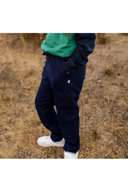 Jackalo - Durable Organic Cotton Sweat Pants - Reinforced Knees - Nature's Wild Child