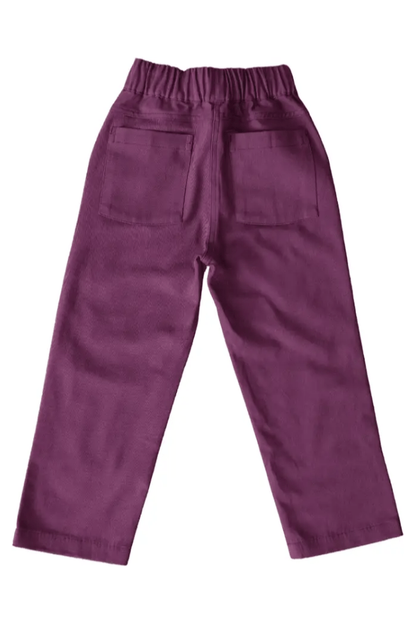 Jackalo - Jules Organic Cotton Twill Pants - Reinforced Knees - Kids (2 colors) - Nature's Wild Child