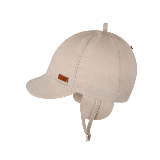 Linen and Organic Cotton - Baby Sun Hat - Ear and Neck Protection - Nature's Wild Child