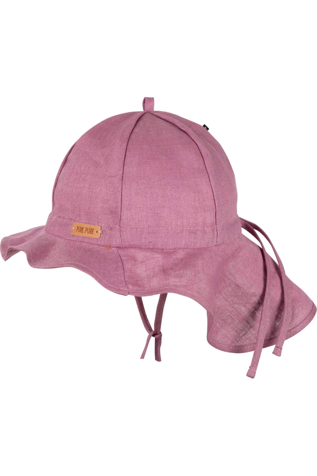 Linen Sun Hat with Neck Protection - Baby and Kids (5 colors) - Nature's Wild Child