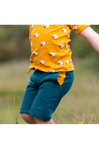 Little Green Radicals - GOTS Organic Cotton June Bug Shorts - Nature's Wild Child
