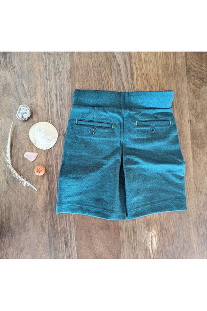 Little Green Radicals - GOTS Organic Cotton June Bug Shorts - Nature's Wild Child