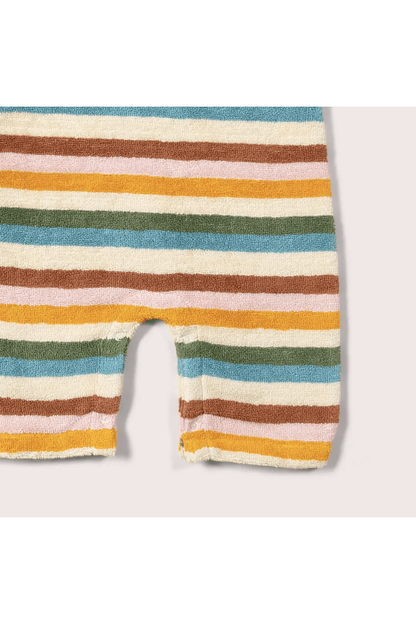 Little Green Radicals - GOTS Organic Toweling Romper - Nature's Wild Child