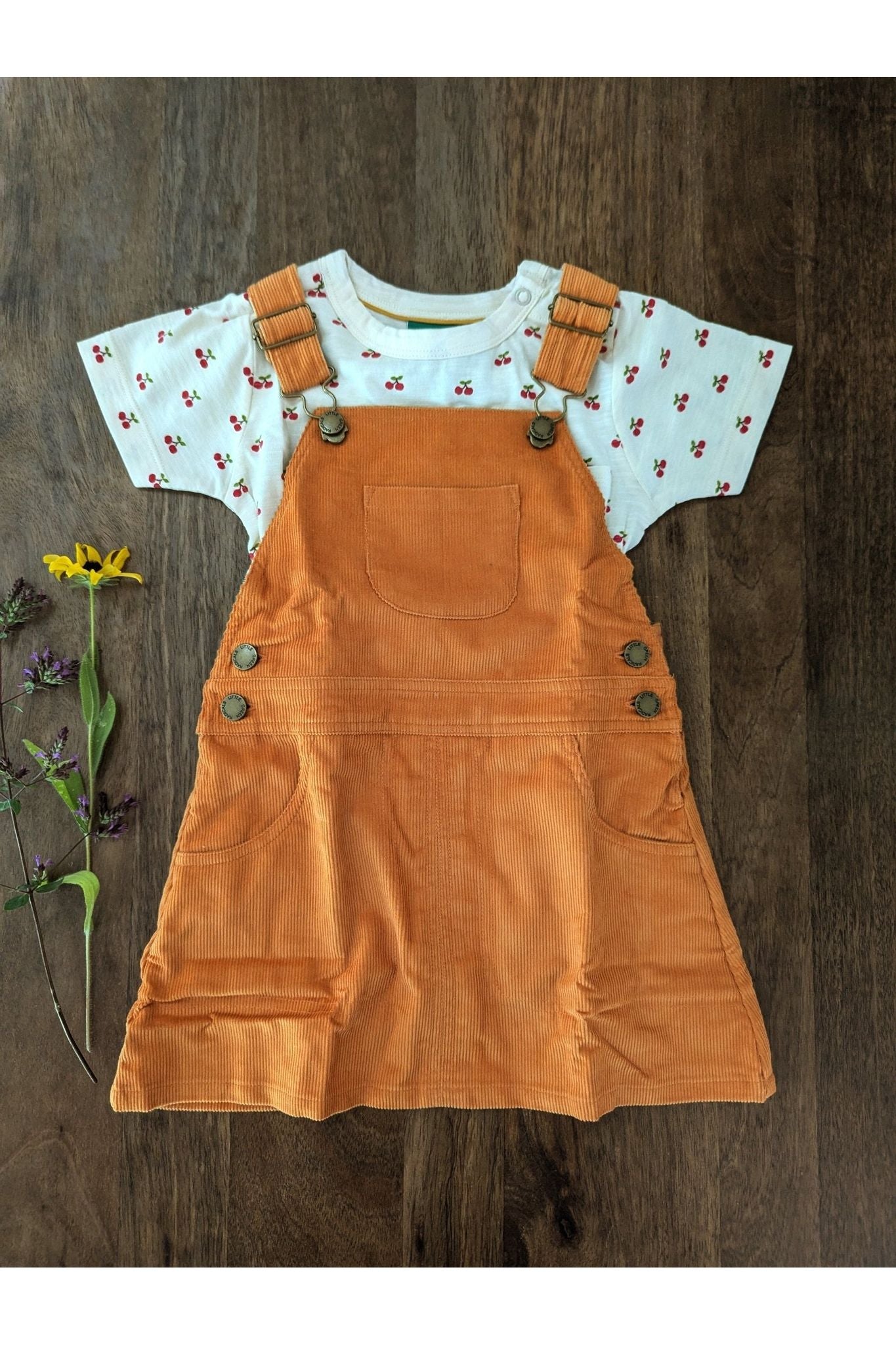 Little Green Radicals - Organic Cotton Corduroy Dress - Toddlers & Kids - Nature's Wild Child