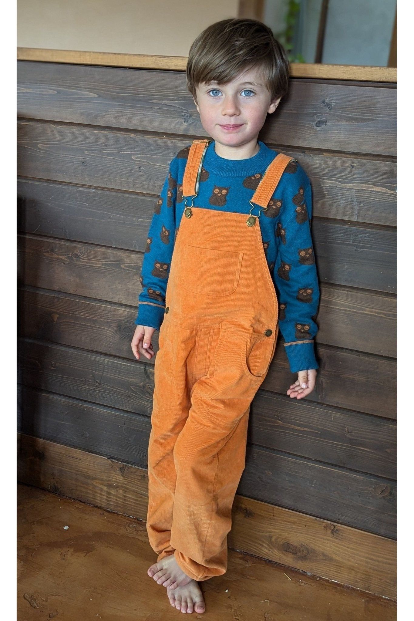 Little Green Radicals - Organic Cotton Corduroy Overalls - Toddlers & Kids - Nature's Wild Child